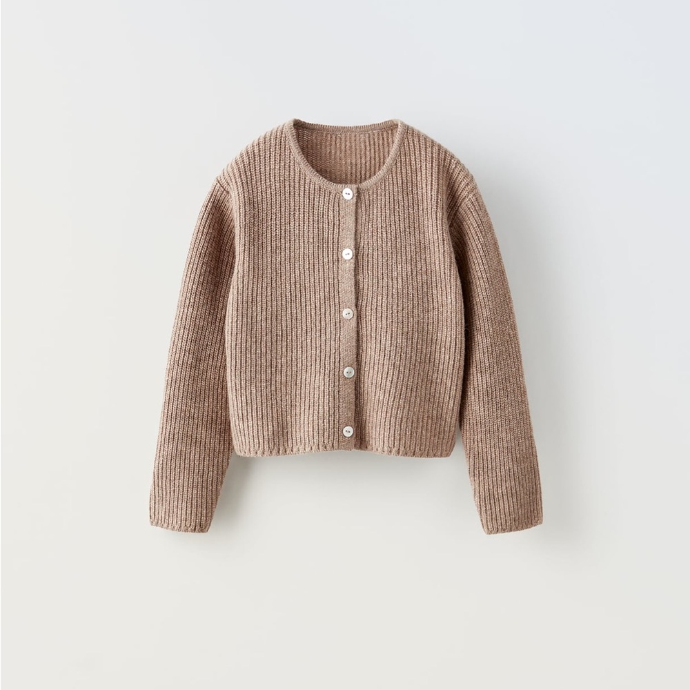Zara Kids Wool Blend Knit Cardigan 3T (NWT)